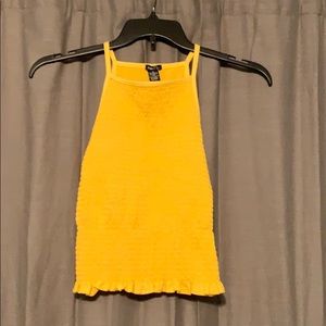 New yellow low cut tank